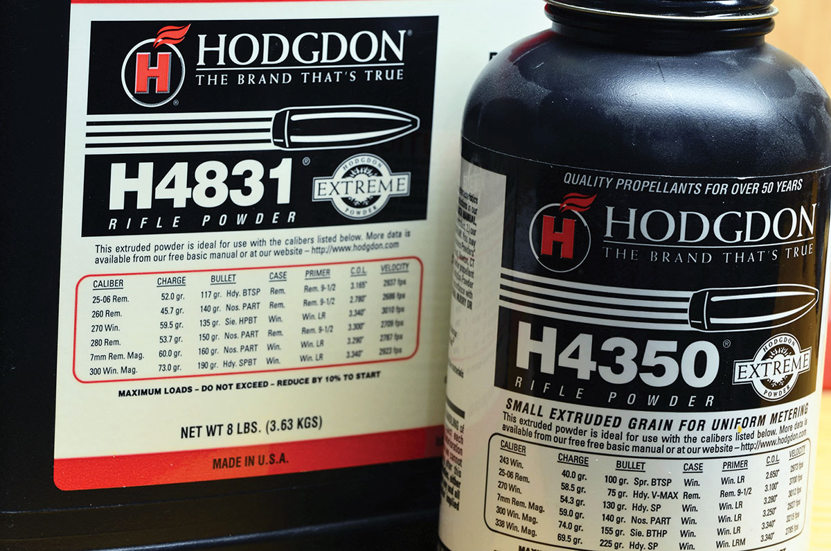 Many powders that proved excellent in the 257 Weatherby are no longer available, including original Norma MRP, RL-19 and RL-22. Both H-4350 and H-4831 are still with us, however, and still deliver first-rate performance in the 257 Weatherby.